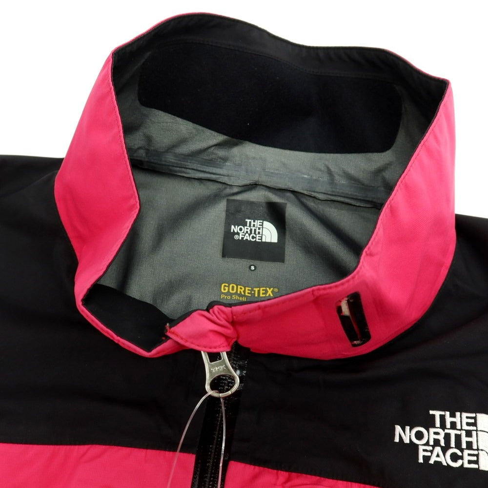 【中古】ザノースフェイス THE NORTH FACE RTG Flight Jacket GORE-TEX ナイロン マウンテンパーカー ピンクxブラック【 サイズS 】【 状態ランクC 】【 メンズ 】 [APD]
