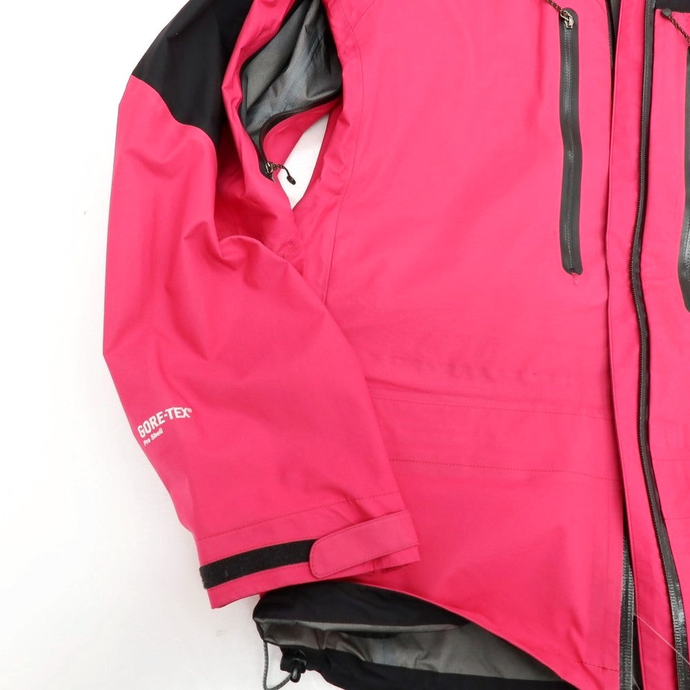 【中古】ザノースフェイス THE NORTH FACE RTG Flight Jacket GORE-TEX ナイロン マウンテンパーカー ピンクxブラック【 サイズS 】【 状態ランクC 】【 メンズ 】 [APD]