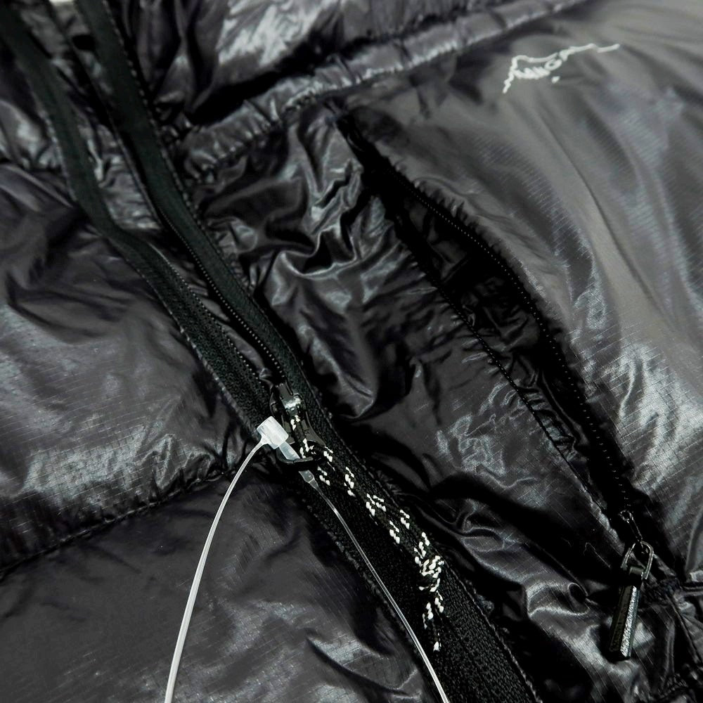 【中古】ナンガ NANGA ポケッタブル ナイロン ダウンジャケット ブラック【 S（JPN） 】【 状態ランクB 】【 メンズ 】