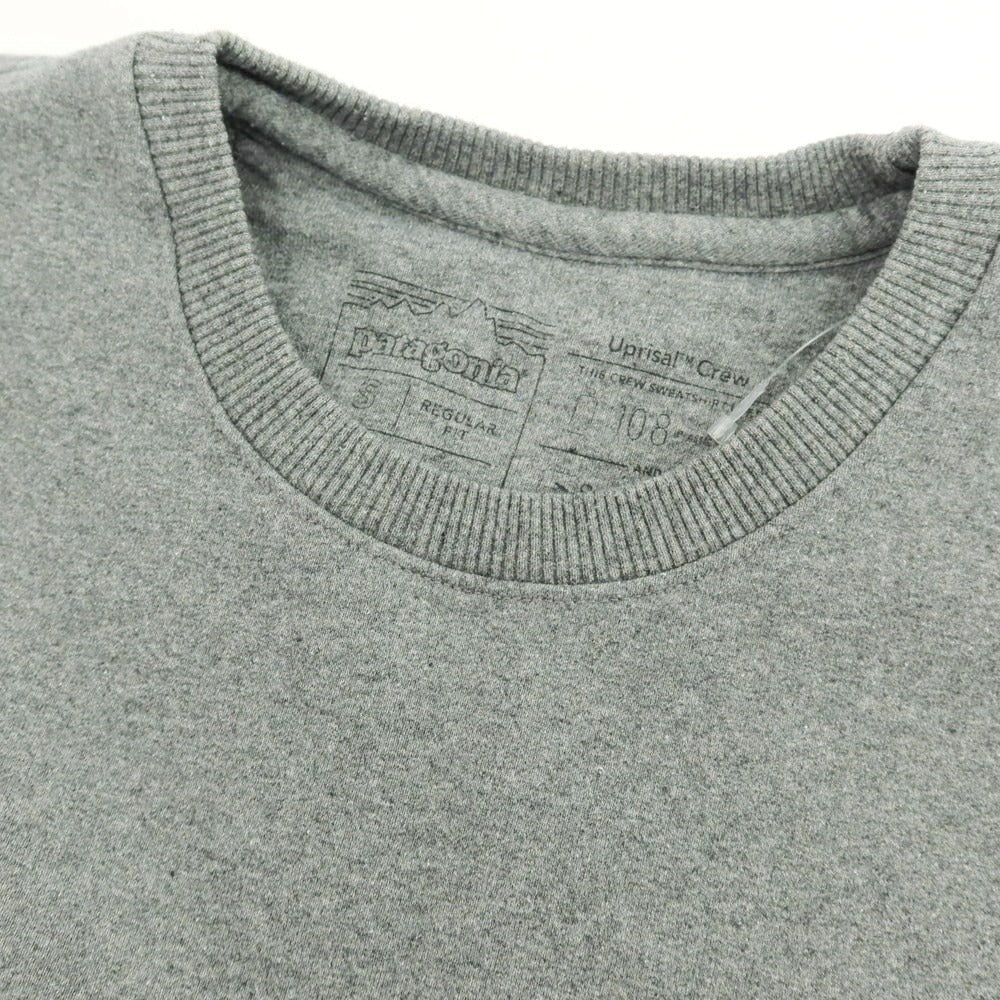 【中古】パタゴニア patagonia コットンポリエステル スウェット グレー【サイズS】【 状態ランクC 】【 メンズ 】[BPD]