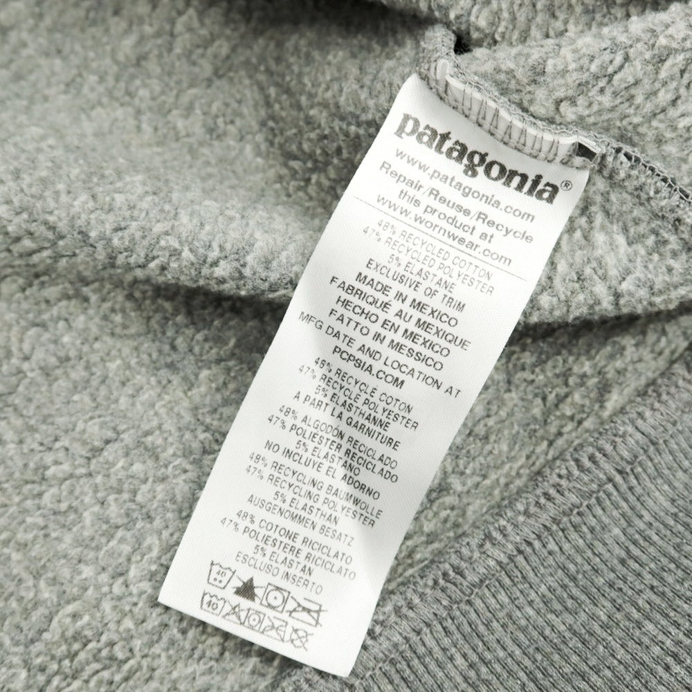 【中古】パタゴニア patagonia コットンポリエステル スウェット グレー【サイズS】【 状態ランクC 】【 メンズ 】[BPD]