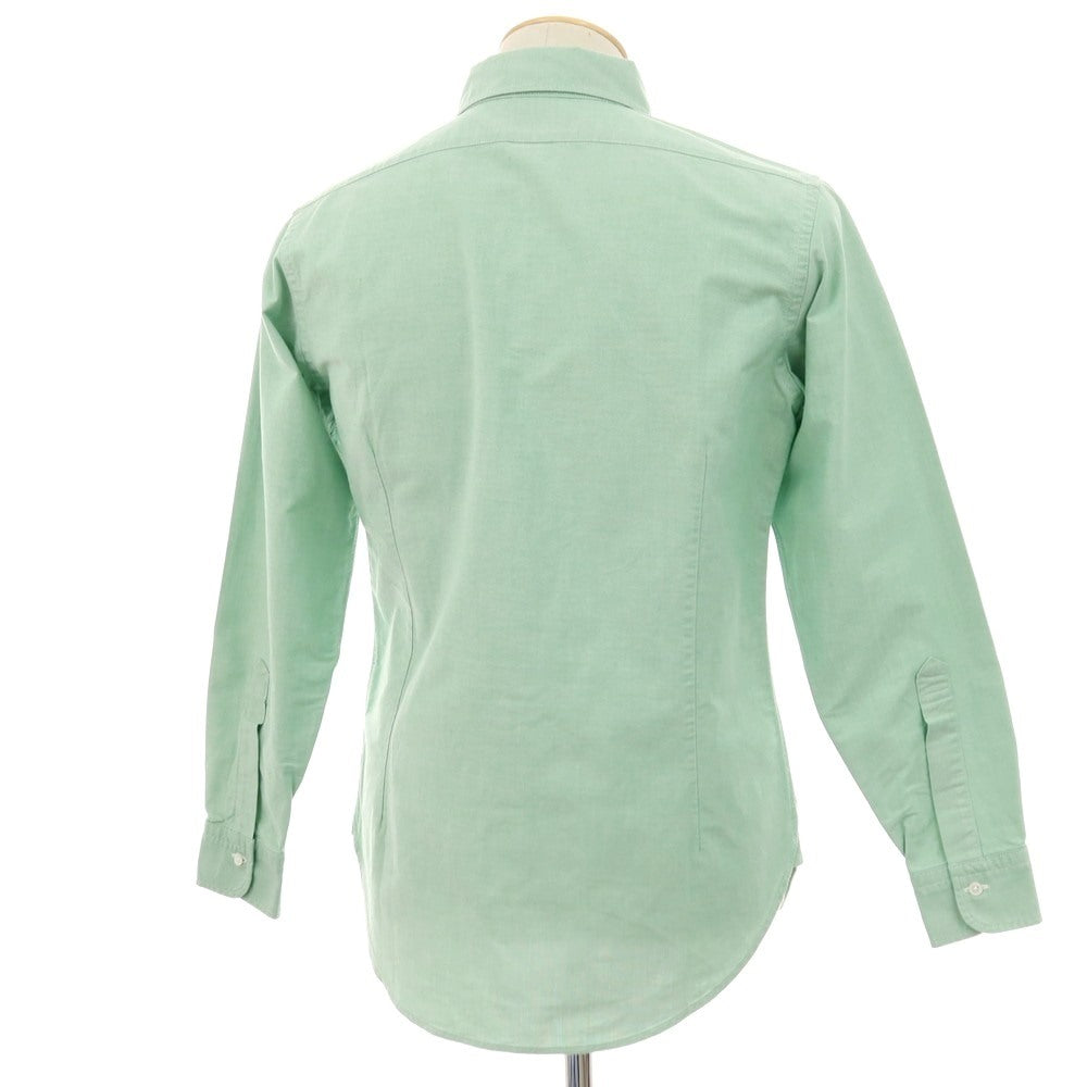 【中古】ブルックスブラザーズ Brooks Brothers MILANO オックスフォード ボタンダウン カジュアルシャツ ライトグリーン【 15 】【 状態ランクB 】【 メンズ 】