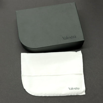 【中古】ヴァレクストラ バレクストラ Valextra レザー 二つ折り財布 ライトグレー【 状態ランクB 】【 ユニセックス 】