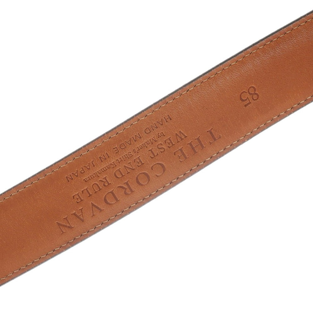 【中古】メイカーズシャツ カマクラ Makers Shirt 鎌倉 コードバン ベルト ブラック【 85 】【 状態ランクC 】【 メンズ 】