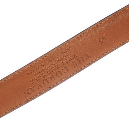 【中古】メイカーズシャツ カマクラ Makers Shirt 鎌倉 コードバン ベルト ブラック【 85 】【 状態ランクC 】【 メンズ 】