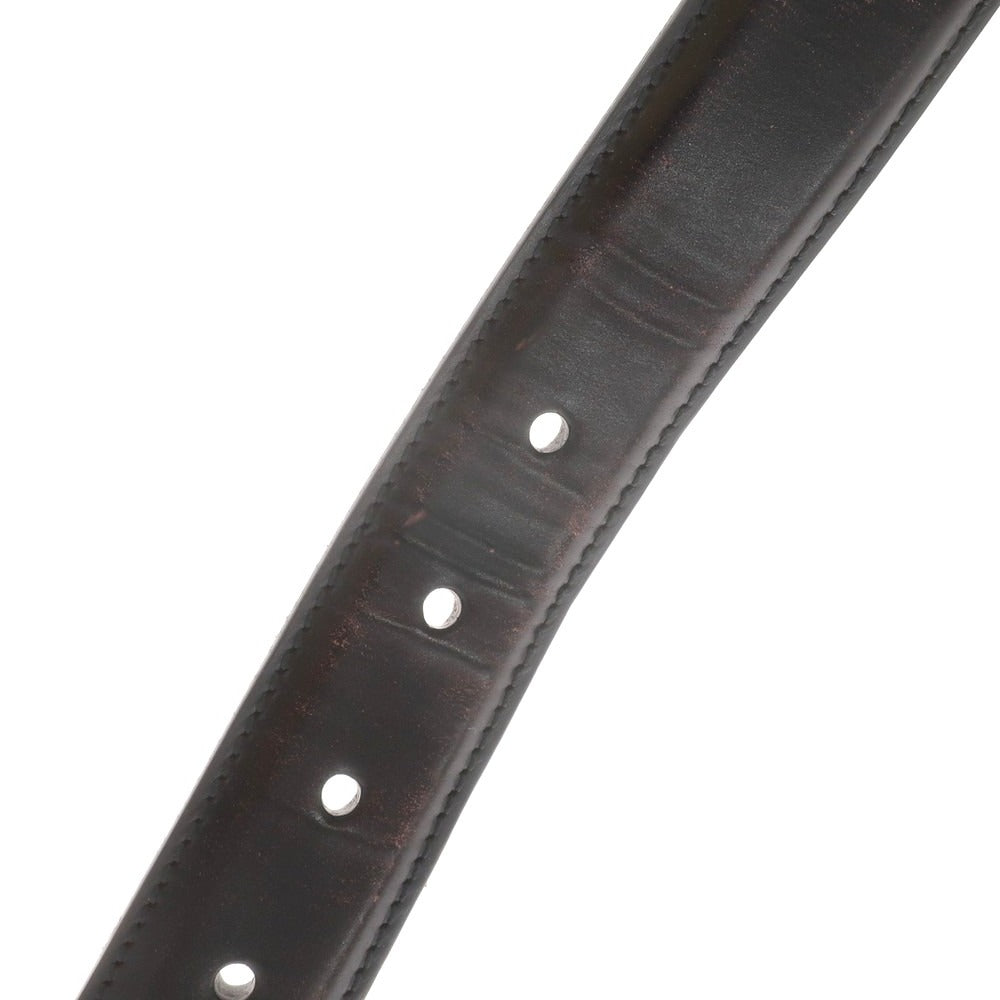 【中古】メイカーズシャツ カマクラ Makers Shirt 鎌倉 コードバン ベルト ブラック【 85 】【 状態ランクC 】【 メンズ 】