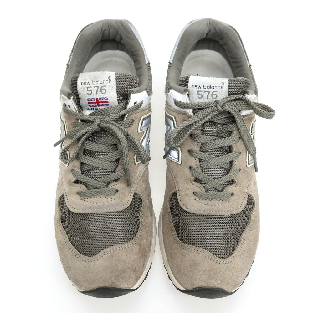 【中古】ニューバランス NEW BALANCE M576PMG 英国製 スニーカー グレー【サイズUK8 1/2】【 状態ランクC 】【 メンズ 】