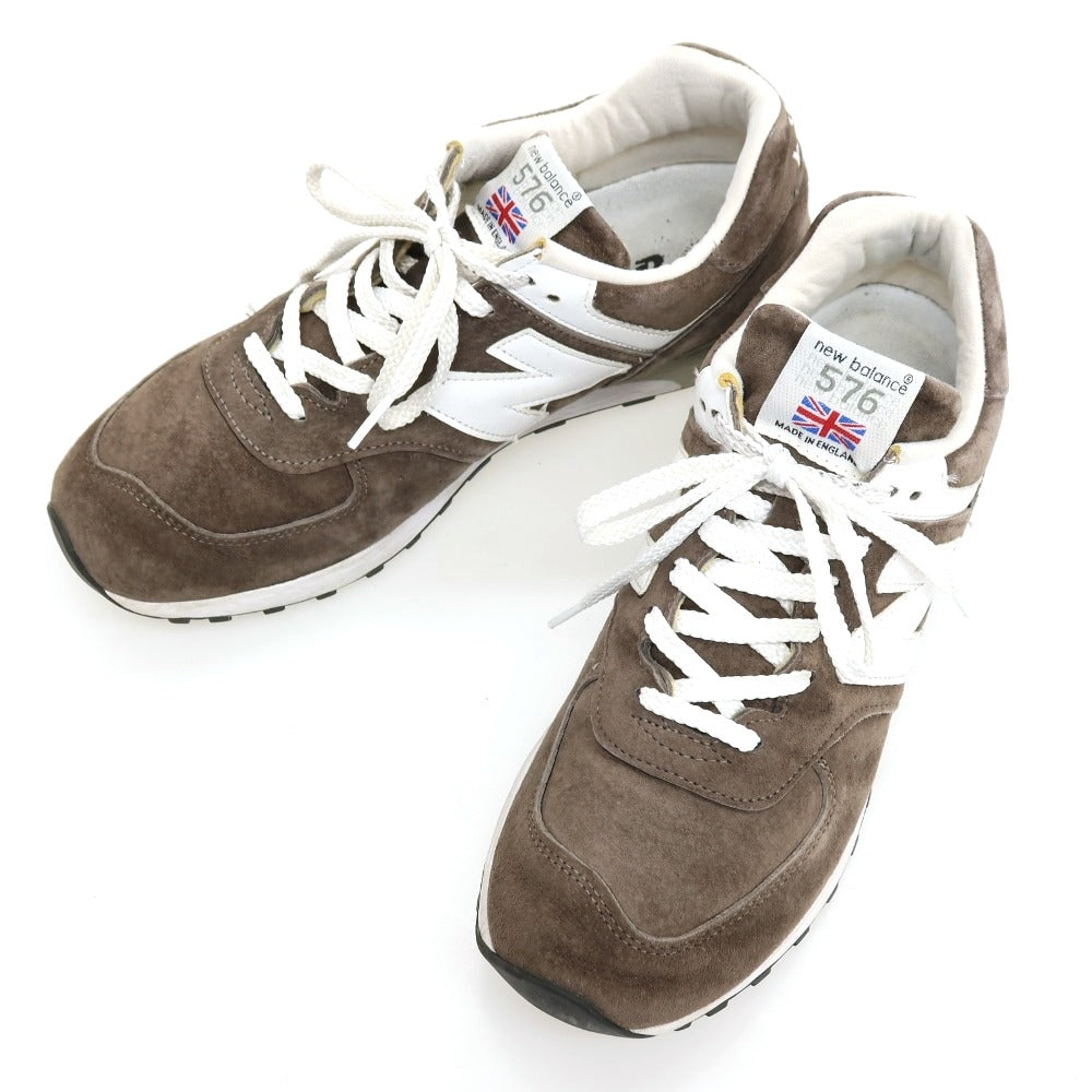 【中古】ニューバランス NEW BALANCE M576DGW 英国製 スニーカー ダークウォームグレー【サイズUK8 1/2】【 状態ランクC 】【 メンズ 】