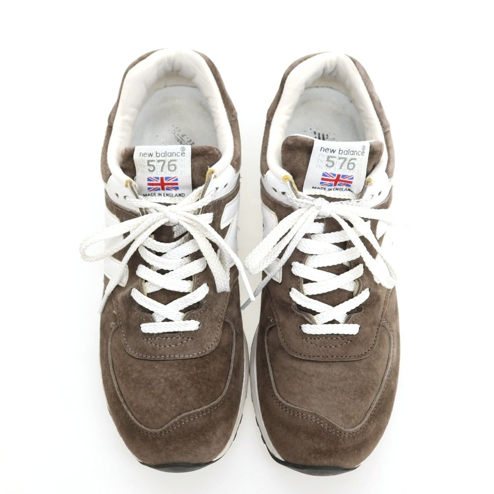 【中古】ニューバランス NEW BALANCE M576DGW 英国製 スニーカー ダークウォームグレー【サイズUK8 1/2】【 状態ランクC 】【 メンズ 】