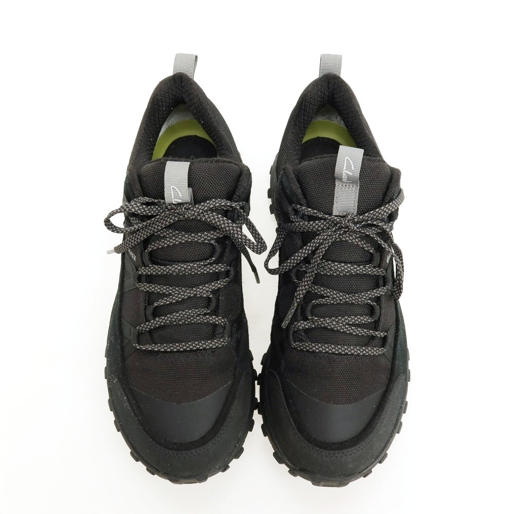 【中古】クラークス Clarks スニーカー ブラック【サイズUK8 1/2】【 状態ランクB 】【 メンズ 】