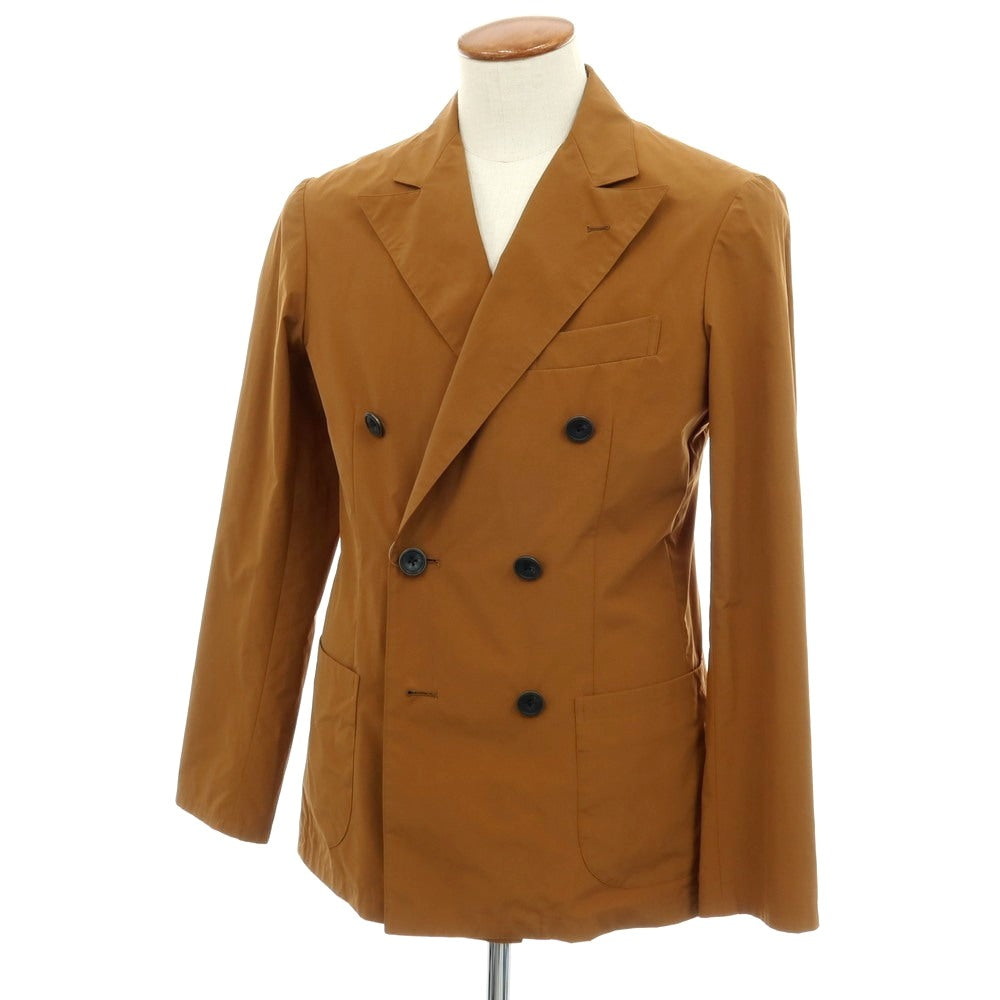 【中古】ティモーネ Timone ポリエステルナイロン ダブル6B カジュアルジャケット キャメル【サイズＭ】【 状態ランクA 】【 メンズ 】[DPD]