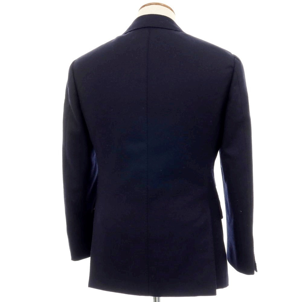 【中古】ビームスエフ BEAMS F ウール ダブル6B ブレザー テーラードジャケット ネイビー【 46 】【 状態ランクB 】【 メンズ 】