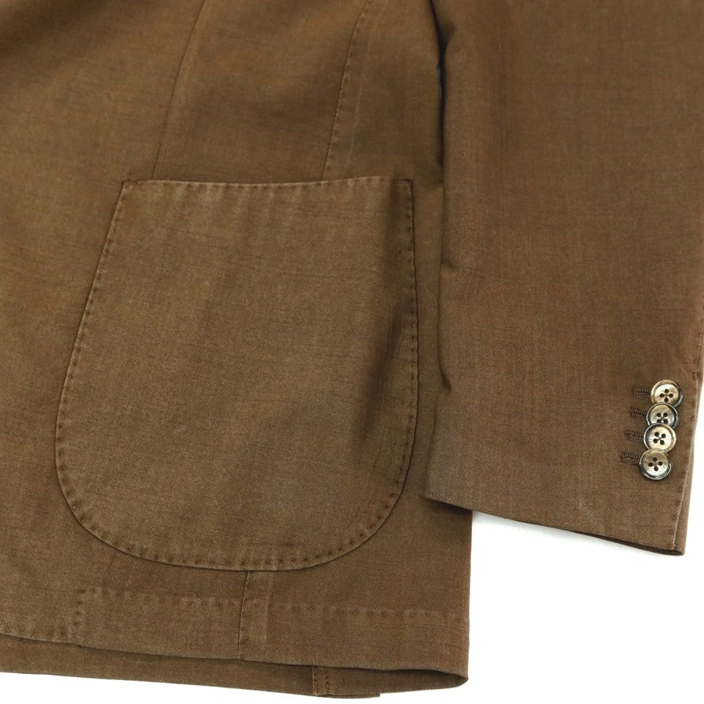 【中古】エルビーエム1911 L.B.M.1911 ガーメントダイ ウール 2B カジュアルジャケット オーカーブラウン【サイズ48】【 状態ランクA 】【 メンズ 】