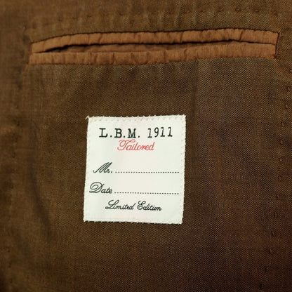 【中古】エルビーエム1911 L.B.M.1911 ガーメントダイ ウール 2B カジュアルジャケット オーカーブラウン【サイズ48】【 状態ランクA 】【 メンズ 】