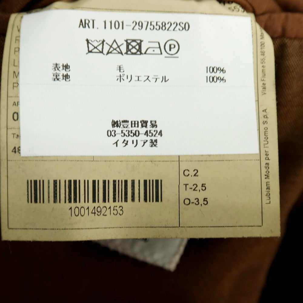 【中古】エルビーエム1911 L.B.M.1911 ガーメントダイ ウール 2B カジュアルジャケット オーカーブラウン【サイズ48】【 状態ランクA 】【 メンズ 】