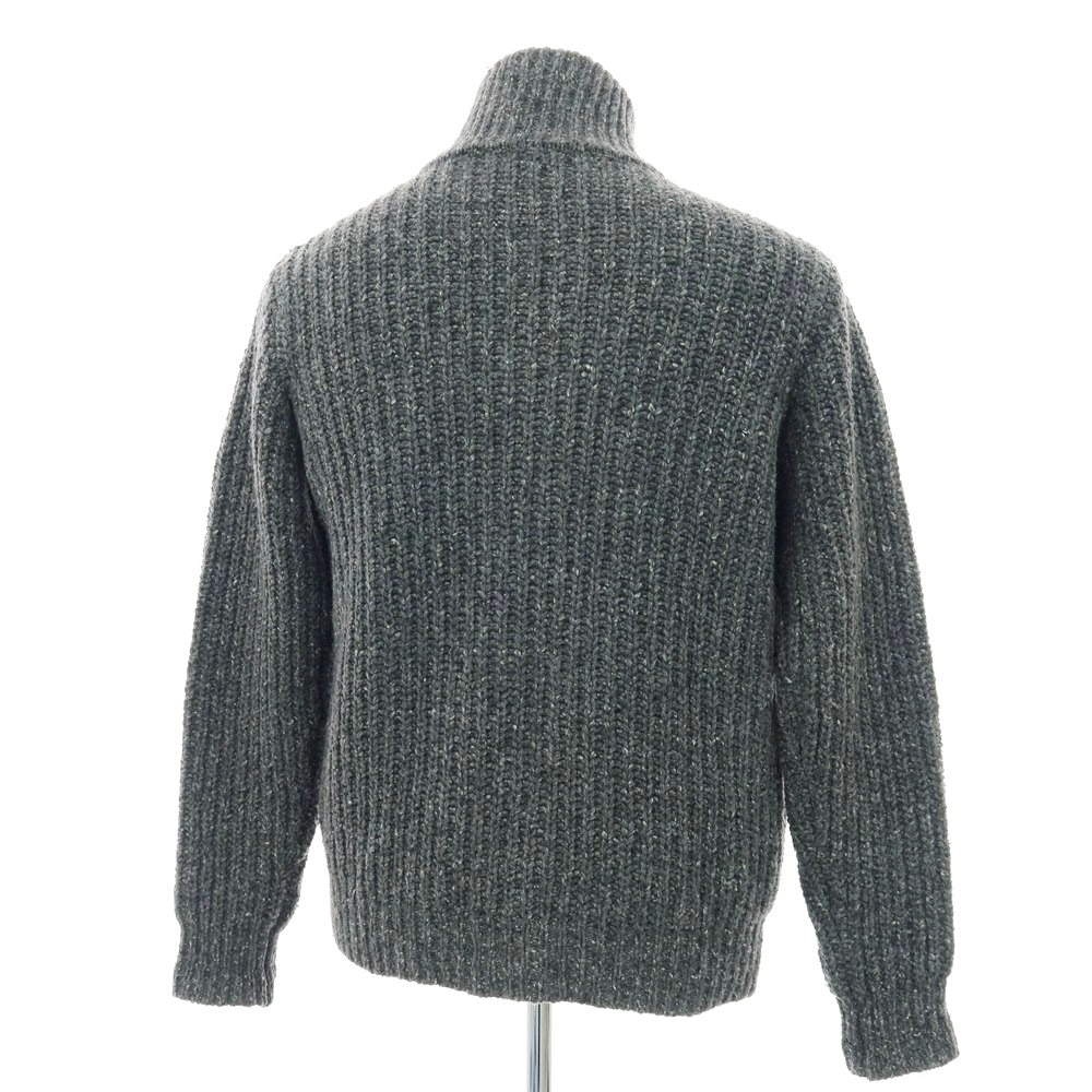 【中古】ロベルトコリーナ ROBERTO COLLINA ローゲージ カーディガン グレー【サイズ48】【 状態ランクB 】【 メンズ 】[BPD]