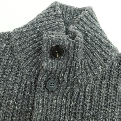 【中古】ロベルトコリーナ ROBERTO COLLINA ローゲージ カーディガン グレー【 48 】【 状態ランクB 】【 メンズ 】