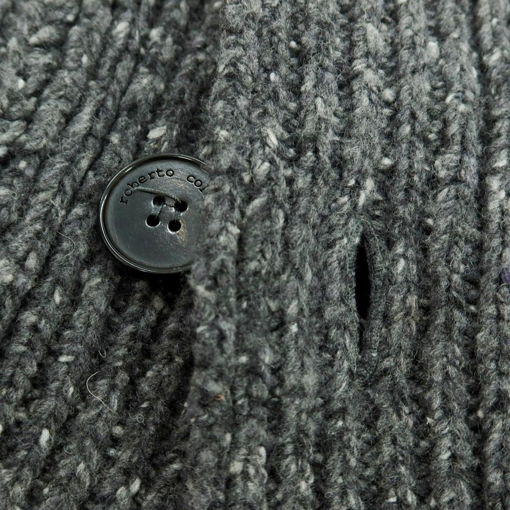 【中古】ロベルトコリーナ ROBERTO COLLINA ローゲージ カーディガン グレー【 48 】【 状態ランクB 】【 メンズ 】