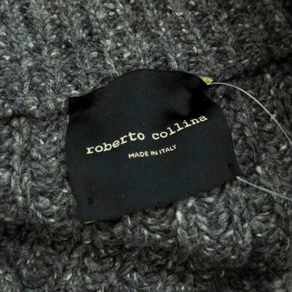 【中古】ロベルトコリーナ ROBERTO COLLINA ローゲージ カーディガン グレー【 48 】【 状態ランクB 】【 メンズ 】