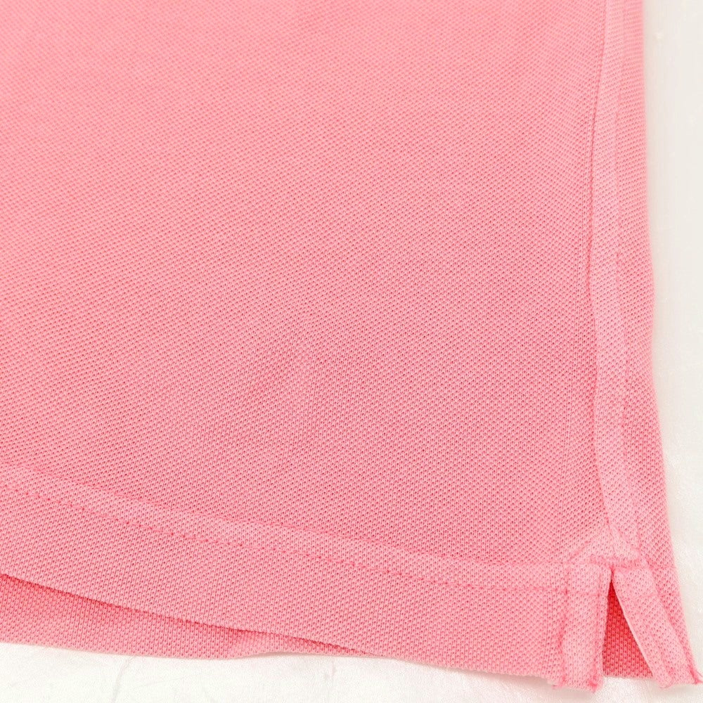 【中古】ボッジ BOGGI コットン 鹿の子 半袖ポロシャツ ピンク【サイズM】【 状態ランクB 】【 メンズ 】