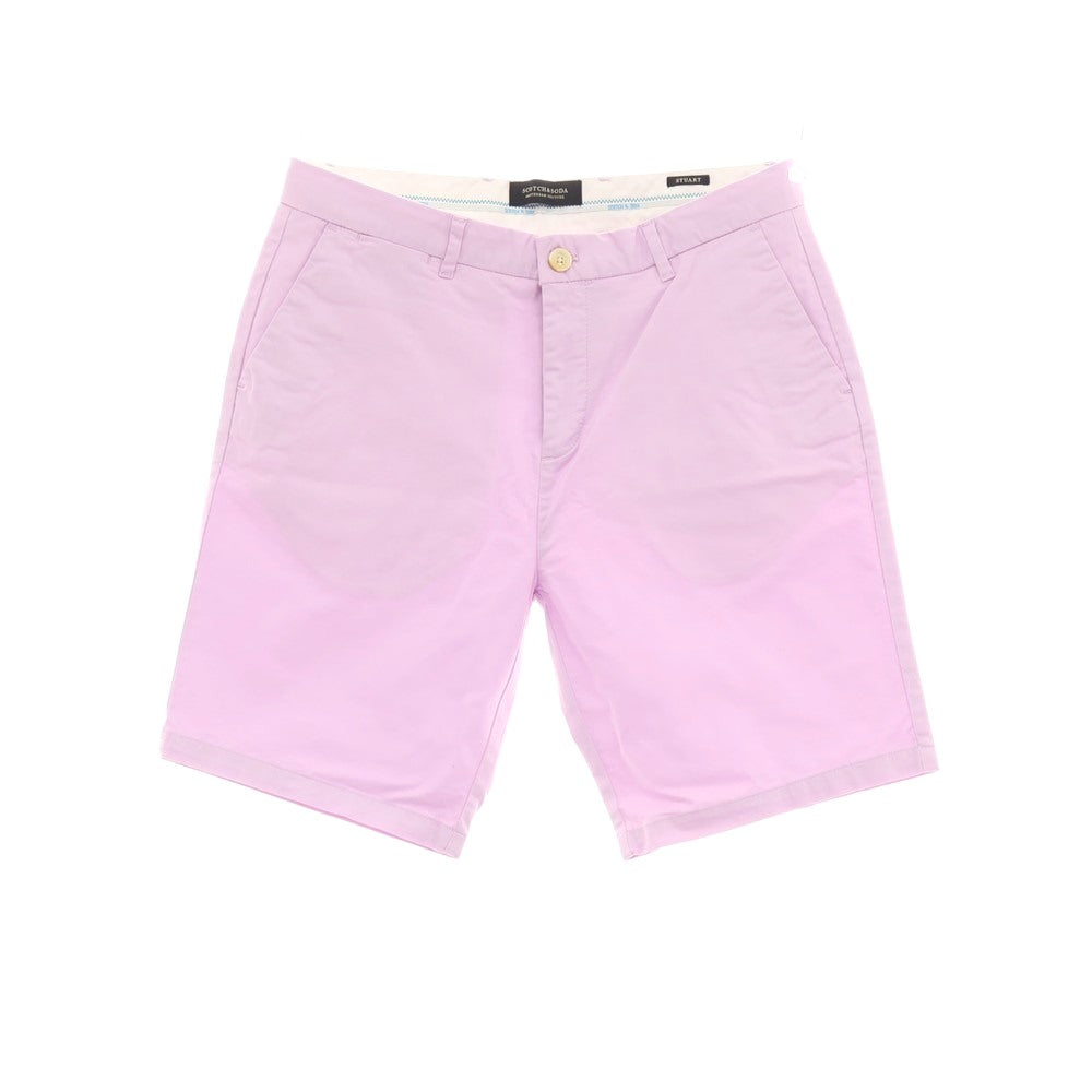 【中古】スコッチアンドソーダ SCOTCH &amp; SODA STUART ストレッチ コットン ショートパンツ ライトピンクパープル【サイズ31】【 状態ランクB 】【 メンズ 】[CPD]