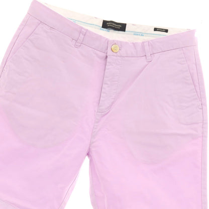 【中古】スコッチアンドソーダ SCOTCH &amp; SODA STUART ストレッチ コットン ショートパンツ ライトピンクパープル【サイズ31】【 状態ランクB 】【 メンズ 】