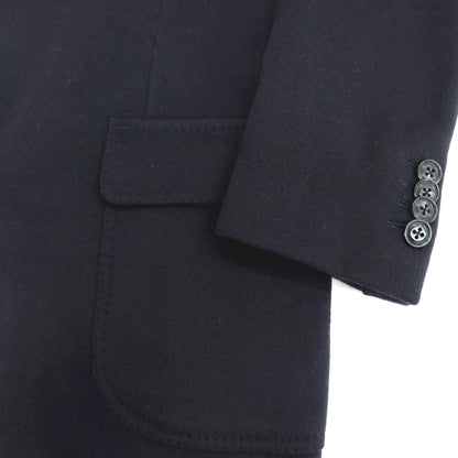 【中古】バルバ BARBA CMANA カシミヤ チェスターフィールドコート ネイビー【 44 】【 状態ランクC 】【 メンズ 】