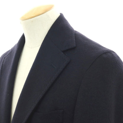 【中古】バルバ BARBA CMANA カシミヤ チェスターフィールドコート ネイビー【 44 】【 状態ランクC 】【 メンズ 】