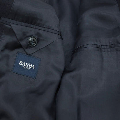 【中古】バルバ BARBA CMANA カシミヤ チェスターフィールドコート ネイビー【 44 】【 状態ランクC 】【 メンズ 】