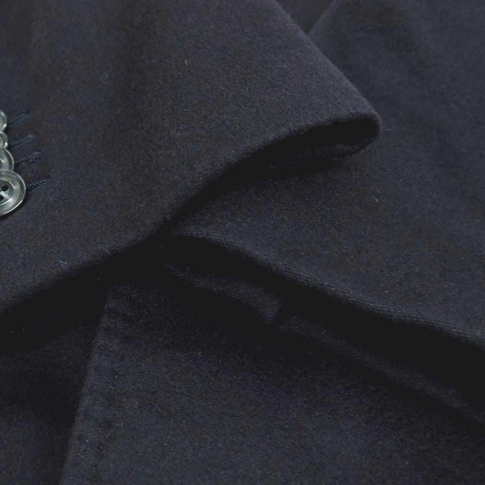 【中古】バルバ BARBA CMANA カシミヤ チェスターフィールドコート ネイビー【 44 】【 状態ランクC 】【 メンズ 】