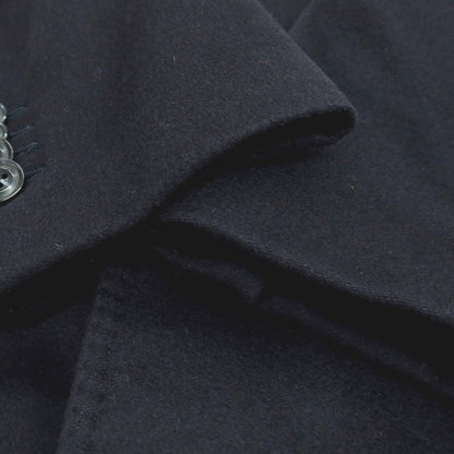 【中古】バルバ BARBA CMANA カシミヤ チェスターフィールドコート ネイビー【 44 】【 状態ランクC 】【 メンズ 】