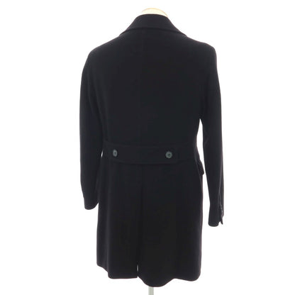 【中古】タリアトーレ TAGLIATORE ウールカシミヤ ダブルブレストコート ブラック【 44 】【 状態ランクC 】【 メンズ 】