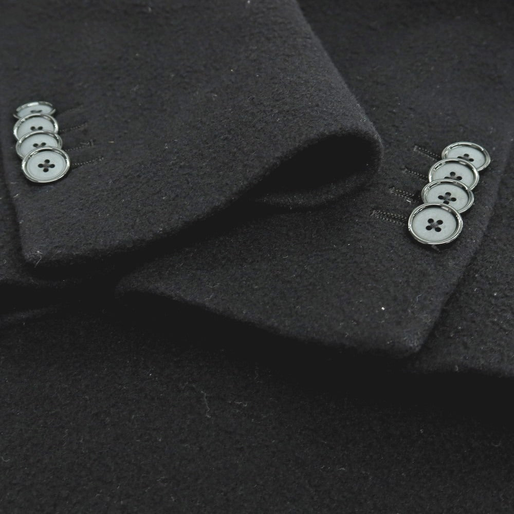 【中古】タリアトーレ TAGLIATORE ウールカシミヤ ダブルブレストコート ブラック【 44 】【 状態ランクC 】【 メンズ 】