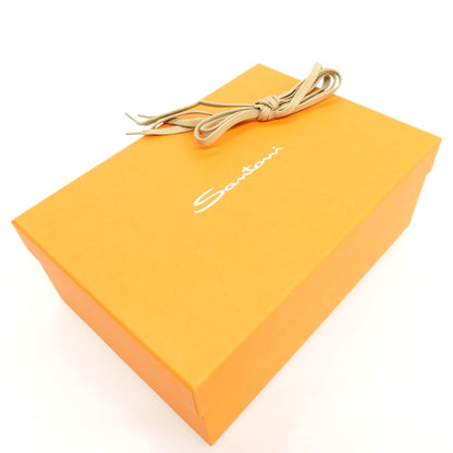 【中古】サントーニ Santoni レザー スニーカー グレージュ【サイズ5 1/2】【 状態ランクB 】【 メンズ 】