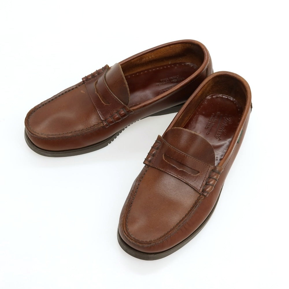 【中古】パラブーツ Paraboot CORAUX ローファー ブラウン【サイズ6 1/2】【 状態ランクC 】【 メンズ 】