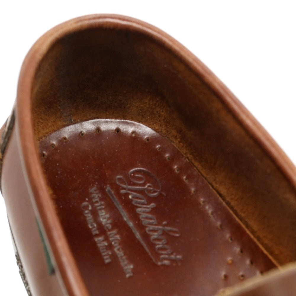 【中古】パラブーツ Paraboot CORAUX ローファー ブラウン【サイズ6 1/2】【 状態ランクC 】【 メンズ 】