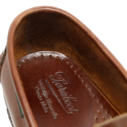 【中古】パラブーツ Paraboot CORAUX ローファー ブラウン【サイズ6 1/2】【 状態ランクC 】【 メンズ 】