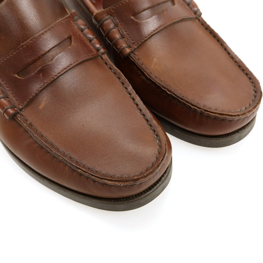 【中古】パラブーツ Paraboot CORAUX ローファー ブラウン【サイズ6 1/2】【 状態ランクC 】【 メンズ 】