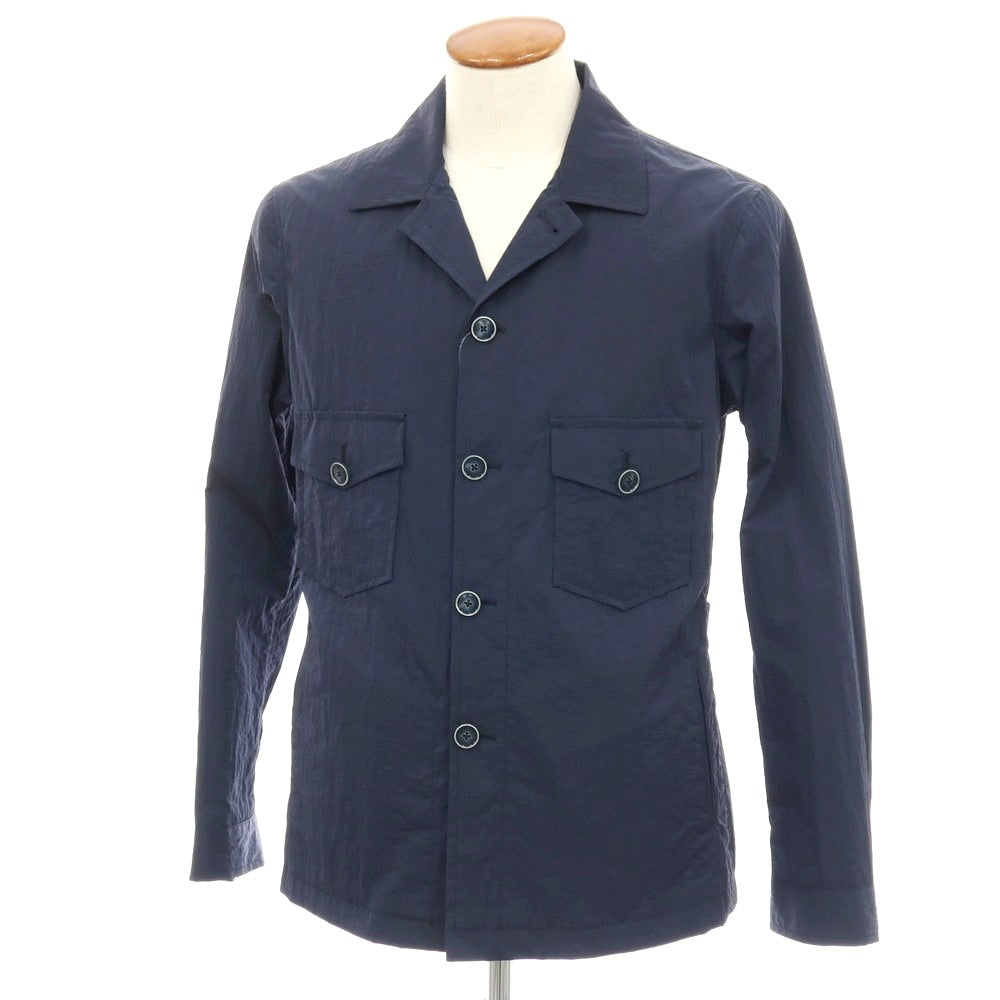 【中古】タリアトーレ TAGLIATORE BUCK ナイロン サファリジャケット ネイビー【サイズ48】【 状態ランクC 】【 メンズ 】