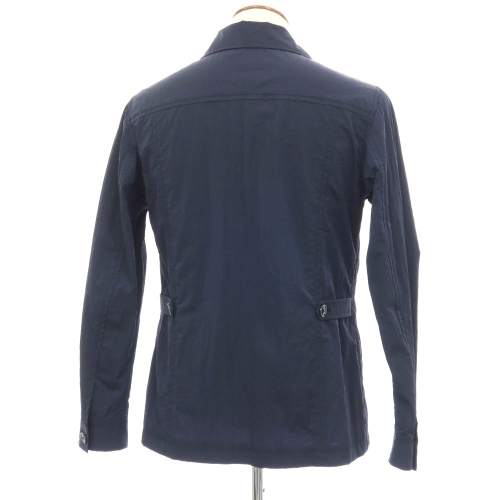 【中古】タリアトーレ TAGLIATORE BUCK ナイロン サファリジャケット ネイビー【サイズ48】【 状態ランクC 】【 メンズ 】