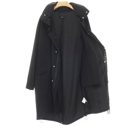 【中古】エス S ポリエステル スタンドカラー ミリタリーコート ブラック【サイズ2】【 状態ランクB 】【 メンズ 】