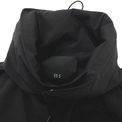 【中古】エス S ポリエステル スタンドカラー ミリタリーコート ブラック【サイズ2】【 状態ランクB 】【 メンズ 】
