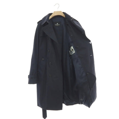 【中古】グレンフェル GRENFELL コットン トレンチコート ネイビー【 40 】【 状態ランクB 】【 メンズ 】
