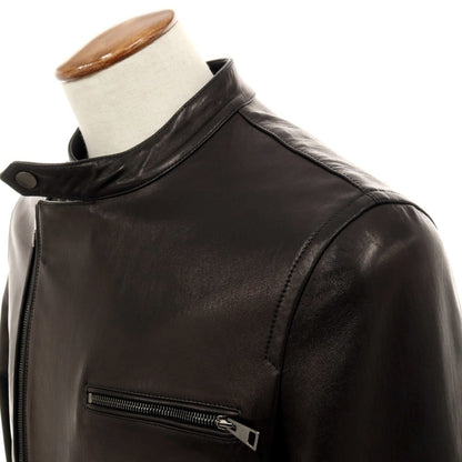 【中古】モレック MOLEC ラムレザー ライダースジャケット ブラック【 48 】【 状態ランクB 】【 メンズ 】