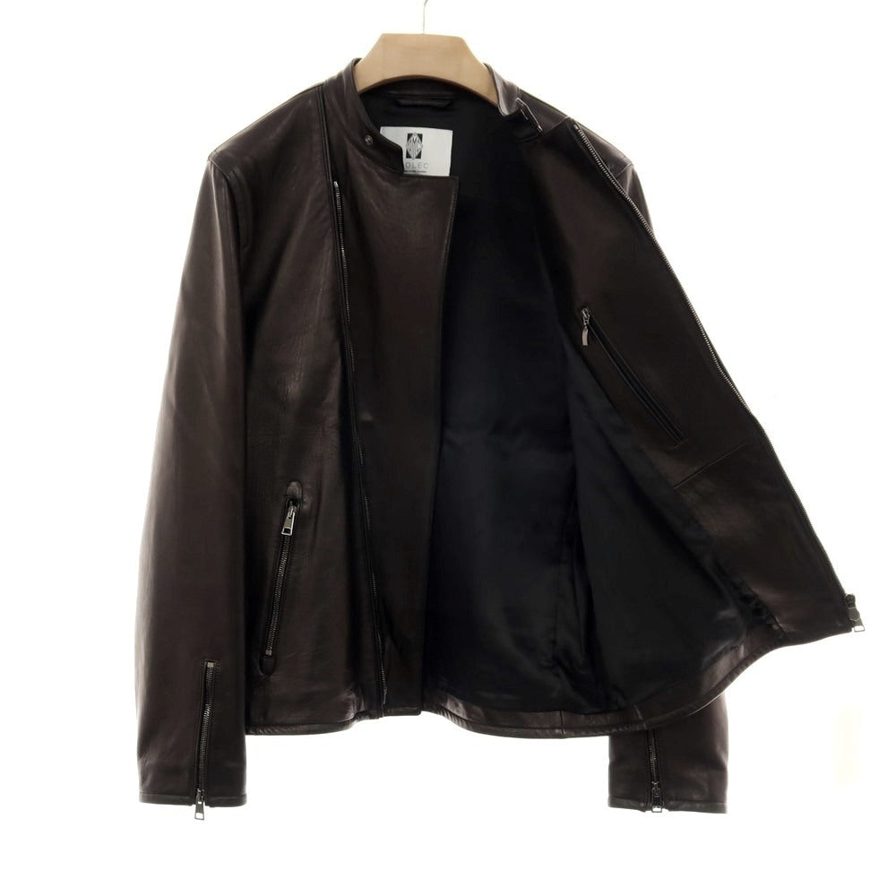 【中古】モレック MOLEC ラムレザー ライダースジャケット ブラック【 サイズ48 】【 状態ランクB 】【 メンズ 】 [APD]