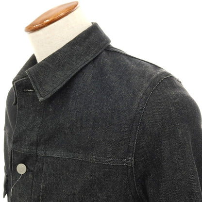 【中古】クロスクローゼット crossclothet ストレッチ コットン デニムジャケット ブラック【 2 】【 状態ランクC 】【 メンズ 】