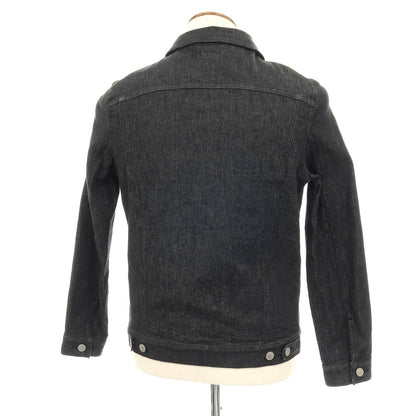 【中古】クロスクローゼット crossclothet ストレッチ コットン デニムジャケット ブラック【 2 】【 状態ランクC 】【 メンズ 】