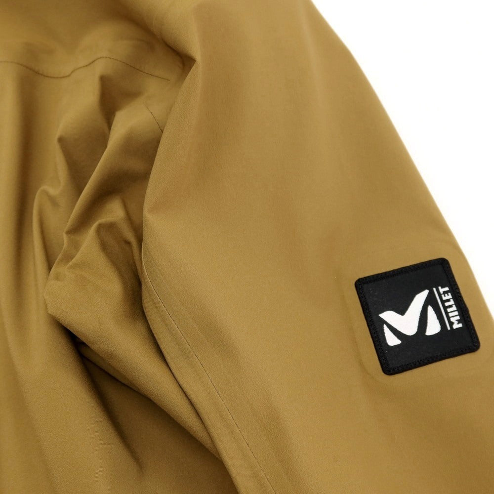 【中古】ミレー MILLET ナイロン スタンドカラー シェルジャケット ブラウン【 サイズＬ 】【 状態ランクC 】【 メンズ 】 [APD]