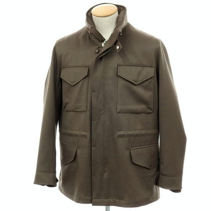 【中古】ホワイトリーアンドグリーン Whiteley&amp;Green ウール キャバリーツイル フィールドジャケット グレー【 36 】【 状態ランクA 】【 メンズ 】