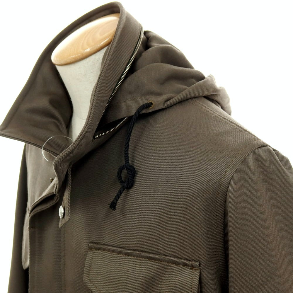 【中古】ホワイトリーアンドグリーン Whiteley&amp;Green ウール キャバリーツイル フィールドジャケット グレー【 36 】【 状態ランクA 】【 メンズ 】